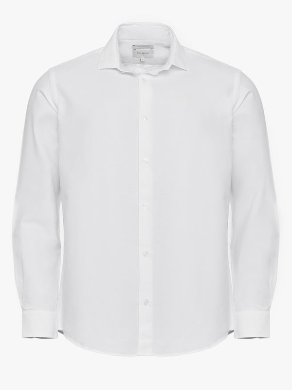 Camisa Tailored Fit Oxford Branca