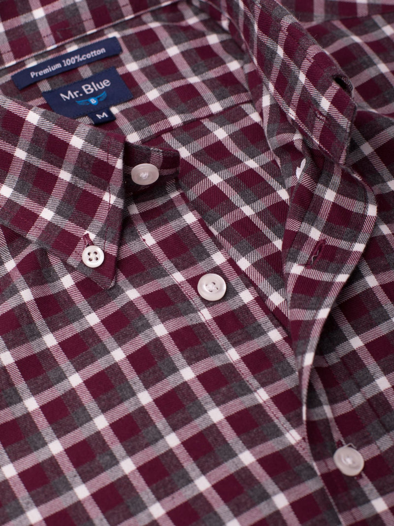 Small square flannel shirt with pocket