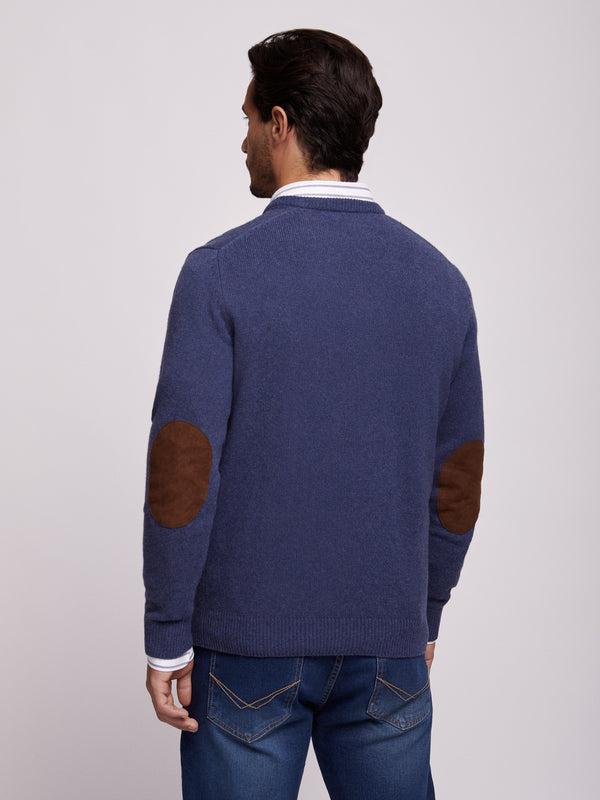 Pullover Regular Fit Azul