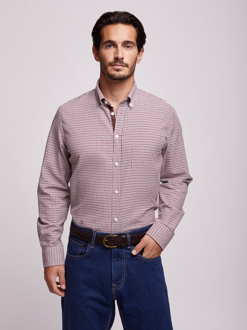 Regular Fit Shirt Bordeaux