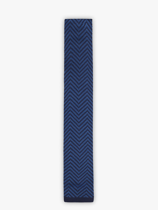 Black knit tie