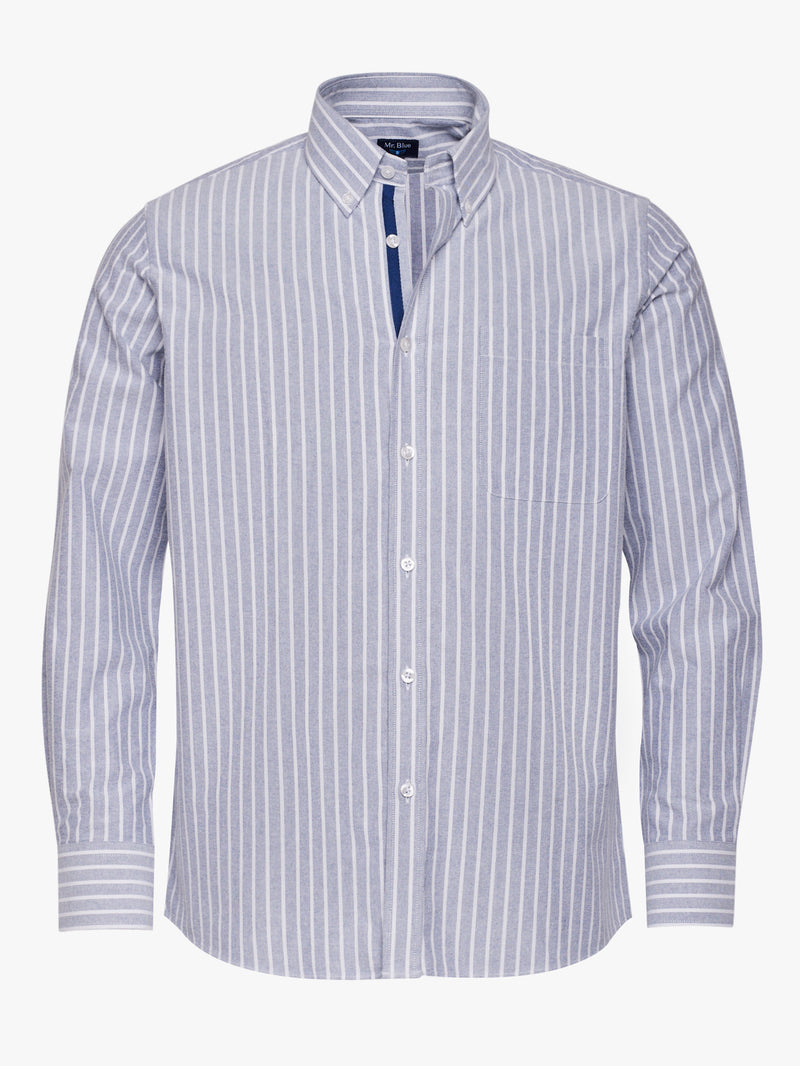 Blue Regular Fit Oxford Shirt
