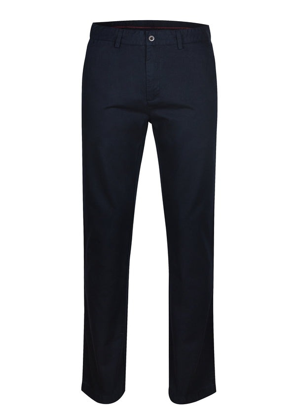 Chinos pants plain blue intermediate