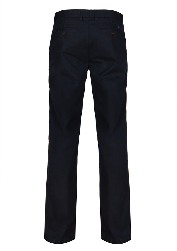 Chinos pants plain blue intermediate