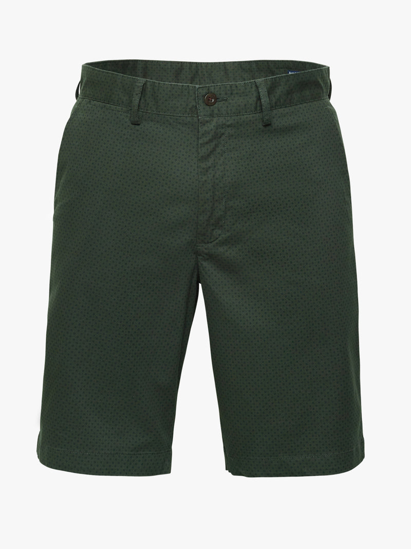 Green Regular Fit Shorts