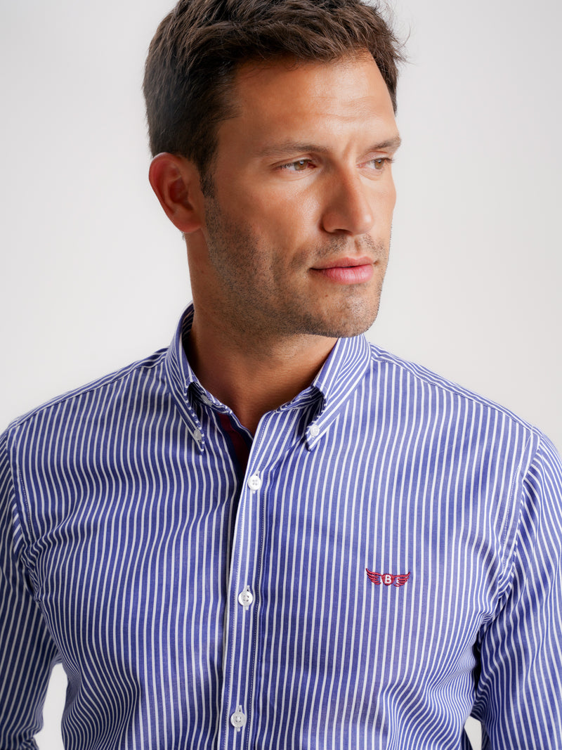 Regular Fit Oxford Shirt Blue