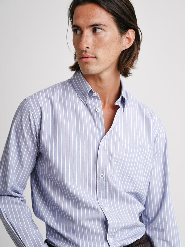 Twill Blue Regular Fit Shirt