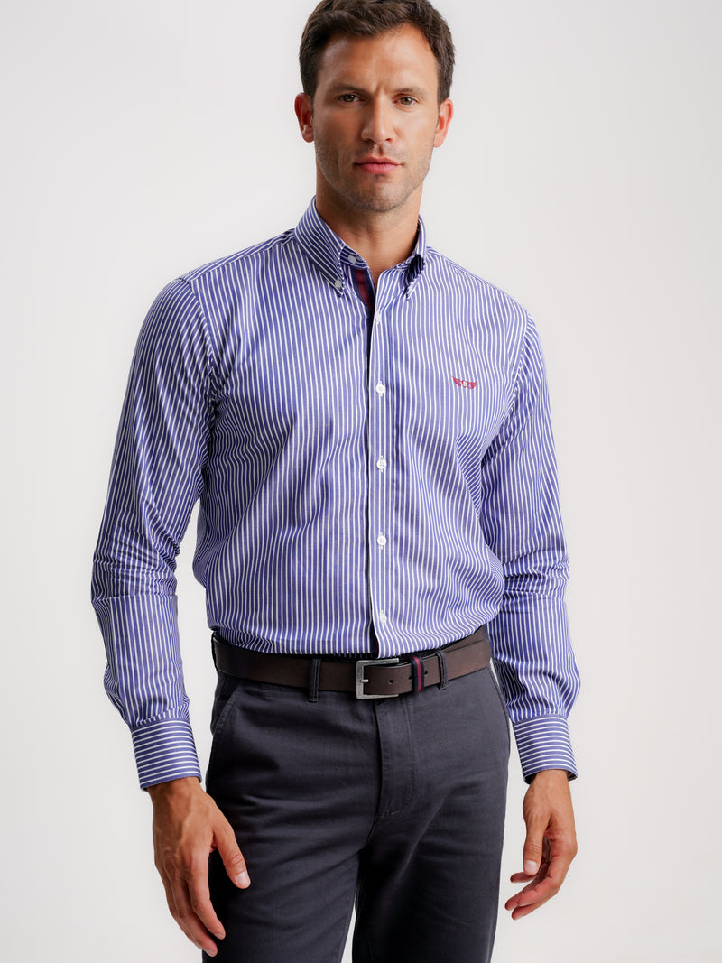 Regular Fit Oxford Shirt Blue