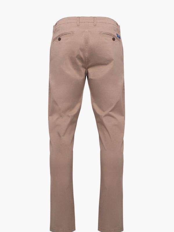 Slim fit chino pants spotted Camel