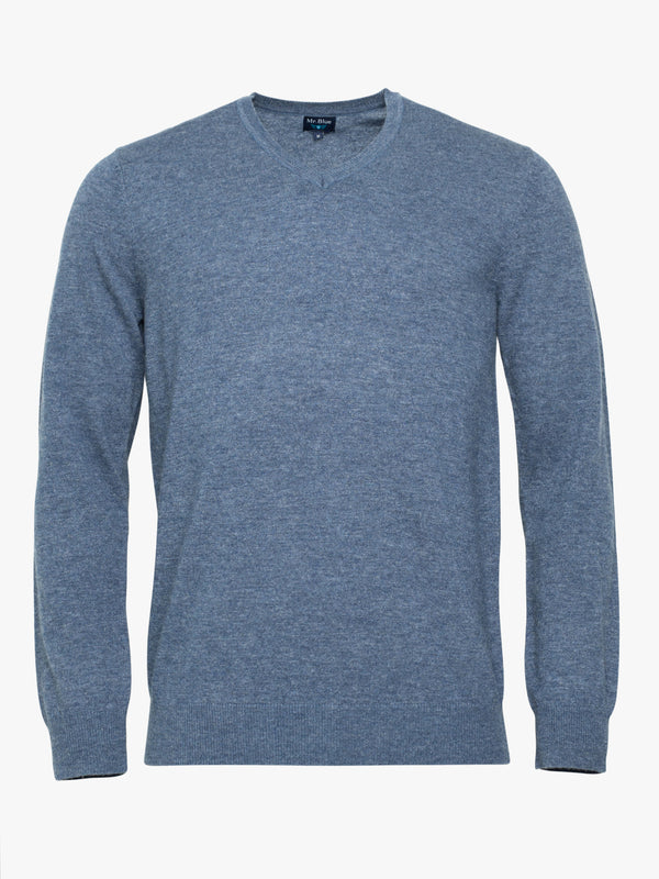 Pullover Regular Fit Blue Long Sleeve