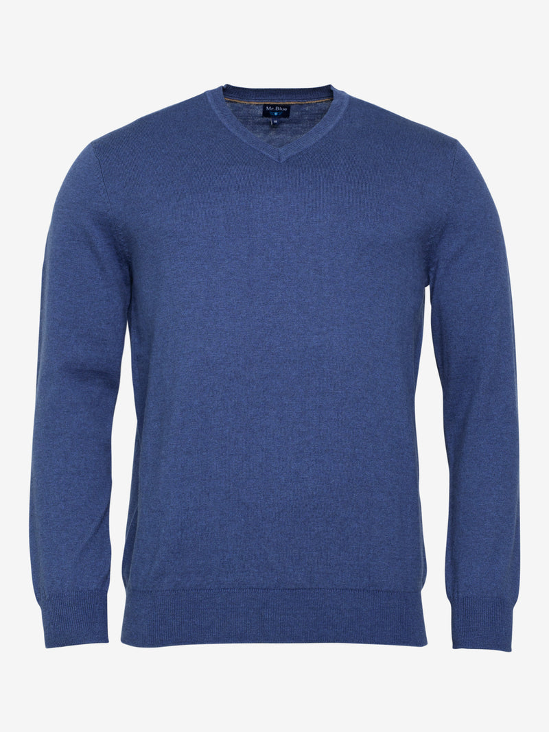 Pullover Regular Fit Blue Long Sleeve