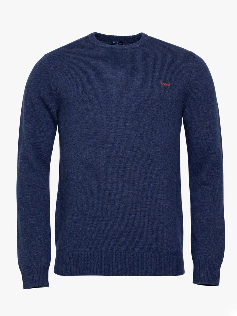 Pullover Regular Fit Blue Long Sleeve