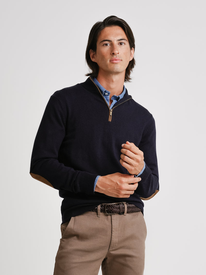 Pullover Merino Wool Fine Blue