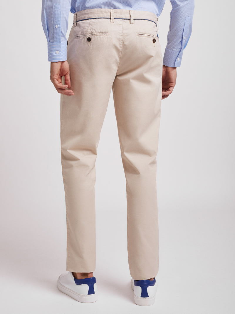Light beige slim fit Chino pants