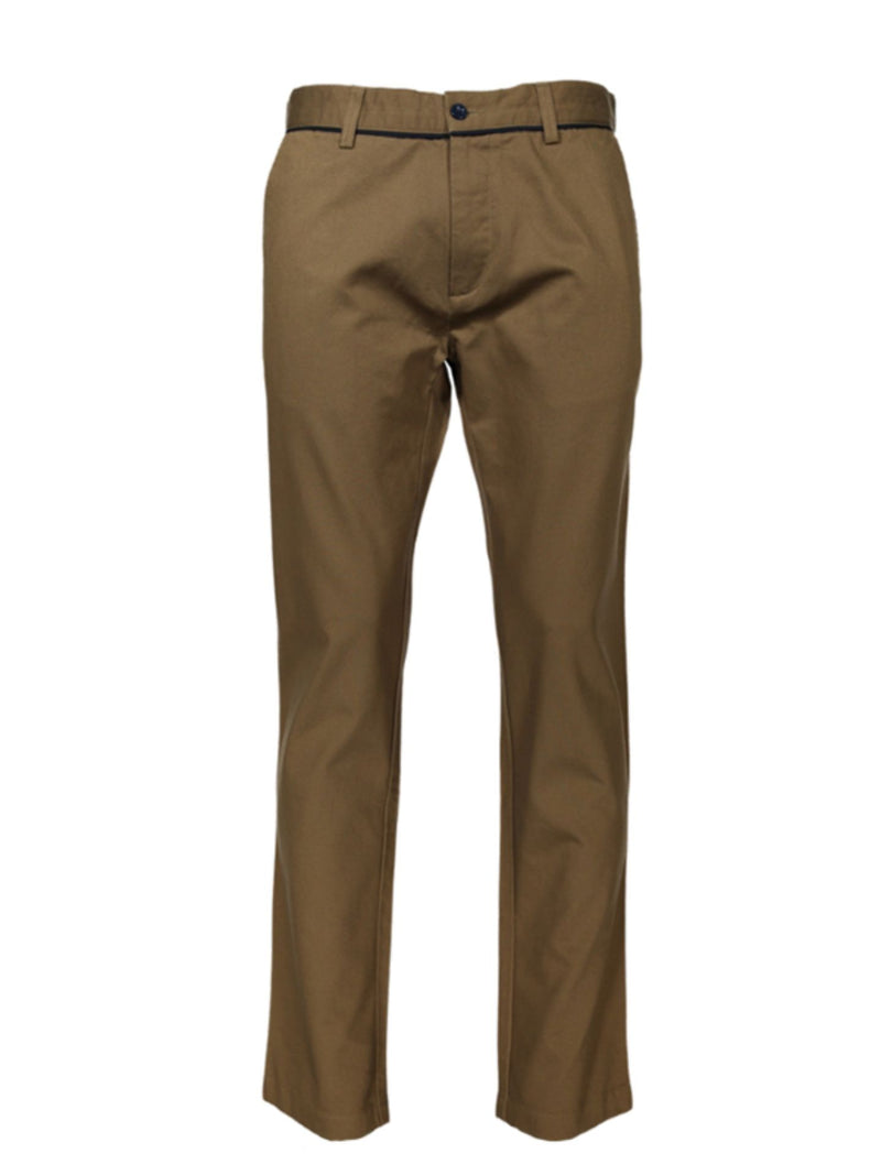 Plain structured Chino pants
