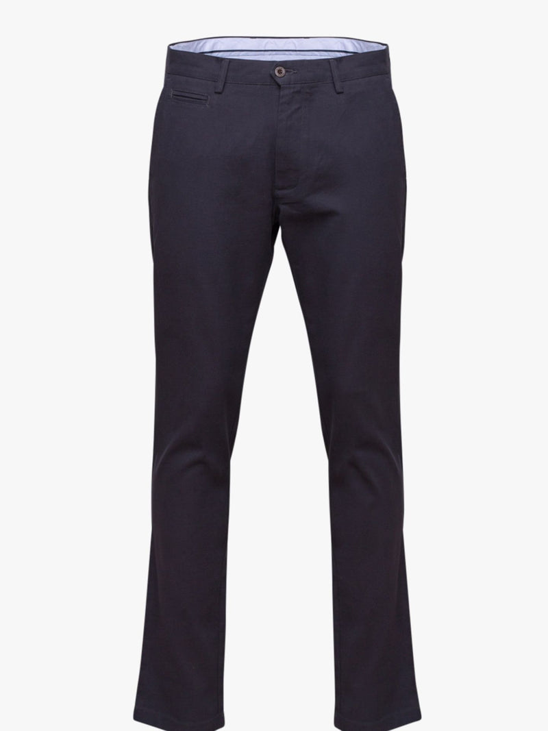 Slim Fit Structured Chino Trousers
