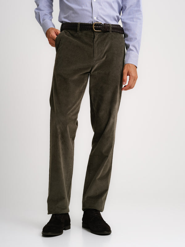 Pantalones Bombazine Regular Fit Verde