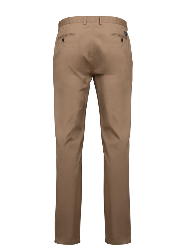 Calças Chino Twill Slim fit lisas