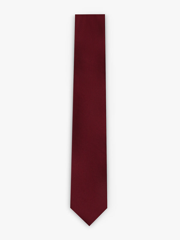 Corbata roja de poliéster