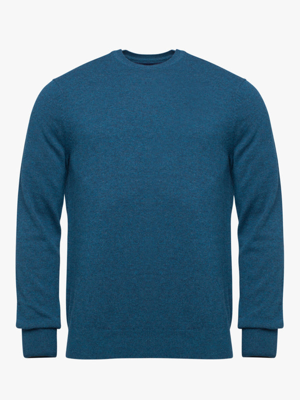 Intermediate blue wool sweater