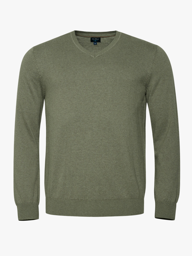 Pullover Fine Green Cashmere