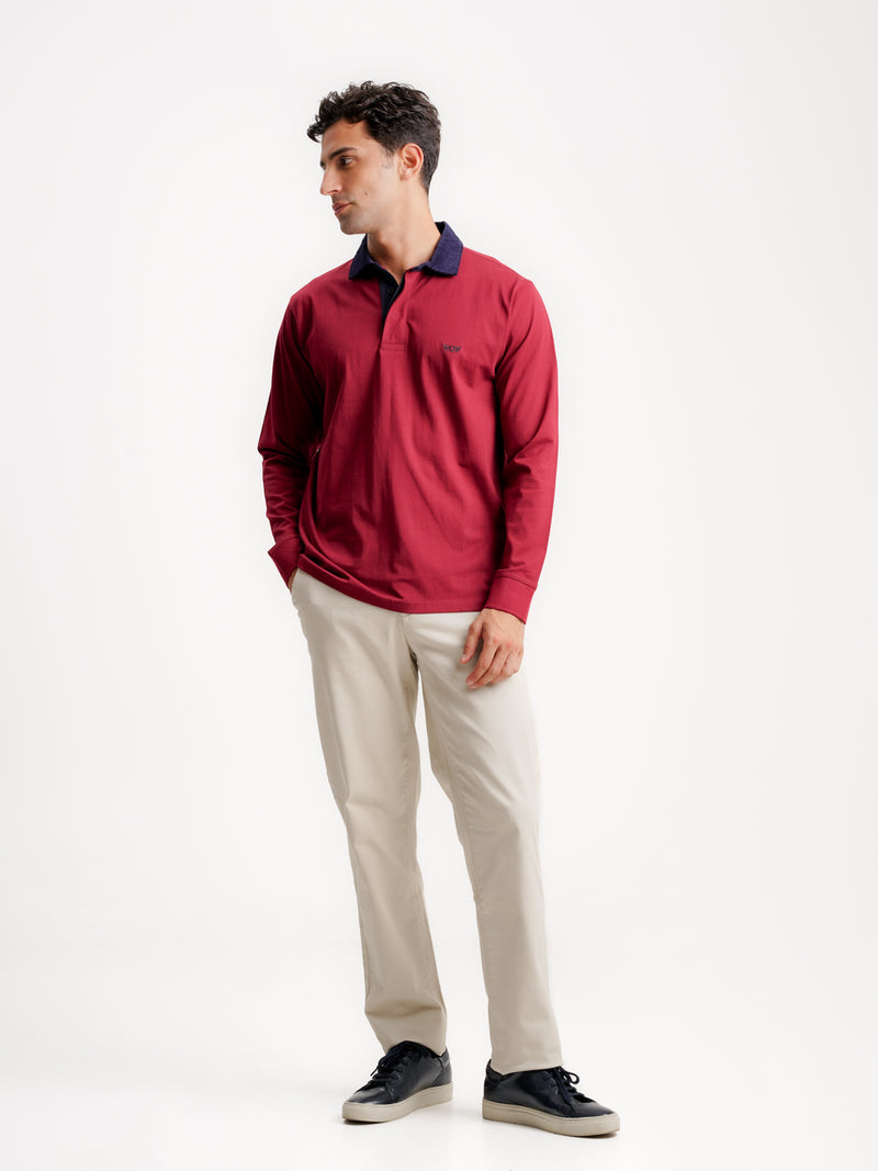 Rugbie Regular Fit Bordeaux