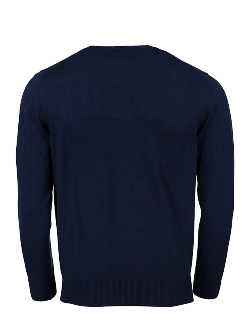 Pullover liso azul forte