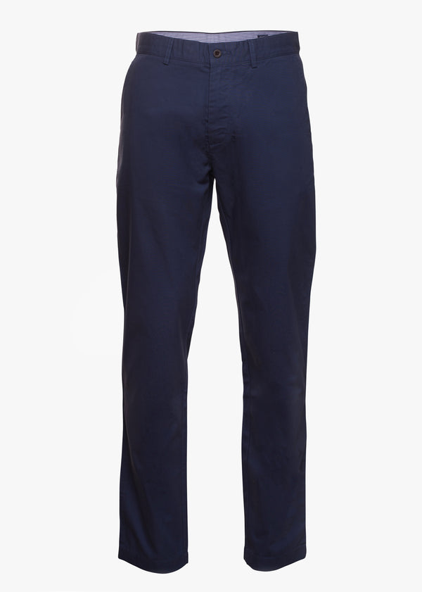 Pantalones chinos de lona plana Tailored Fit