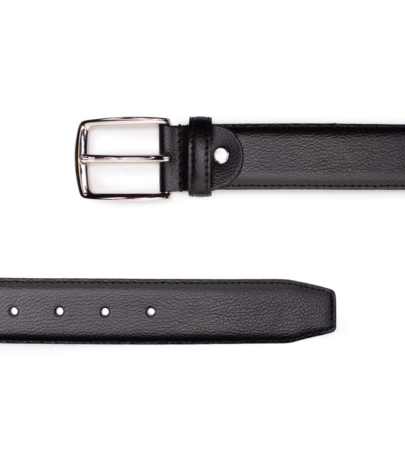 Textured Leather Belt