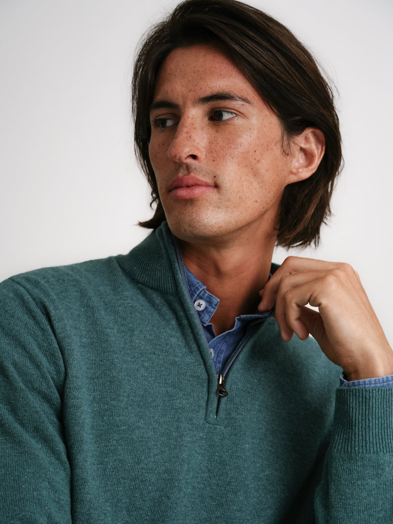 Green Thick Wool Pullover