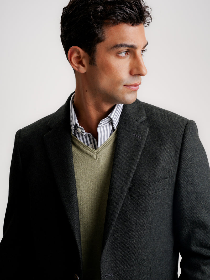 Brown Wool Blazer