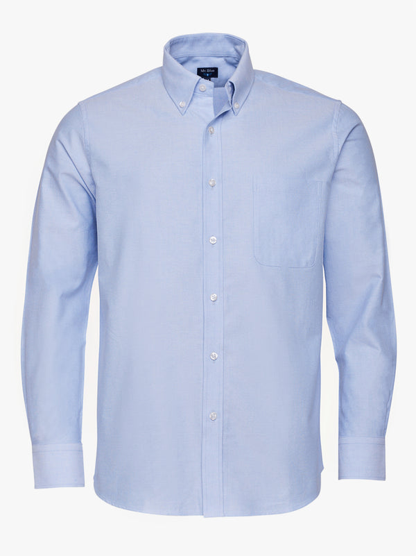 Camisa azul Oxford Regular Fit