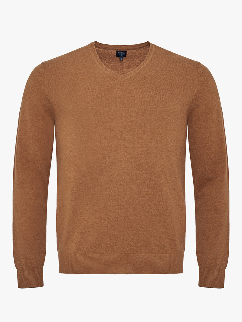 Pullover Lã Grosso Camel