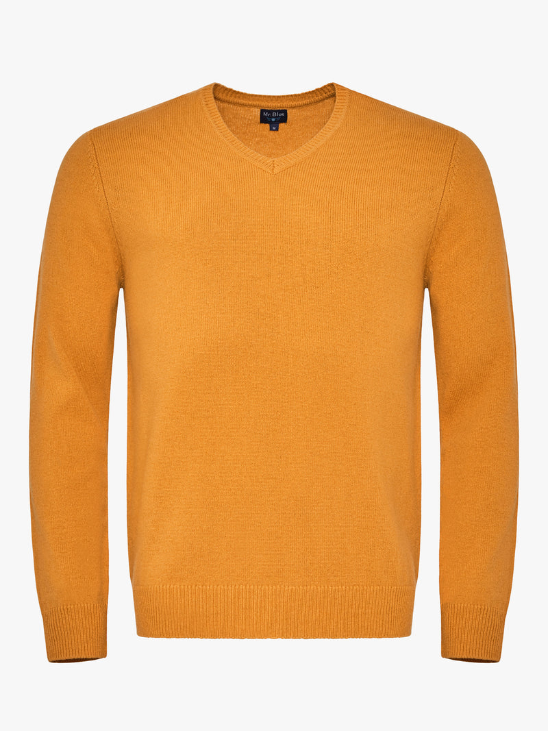 Pullover Lã Grosso Amarelo Mr. Blue