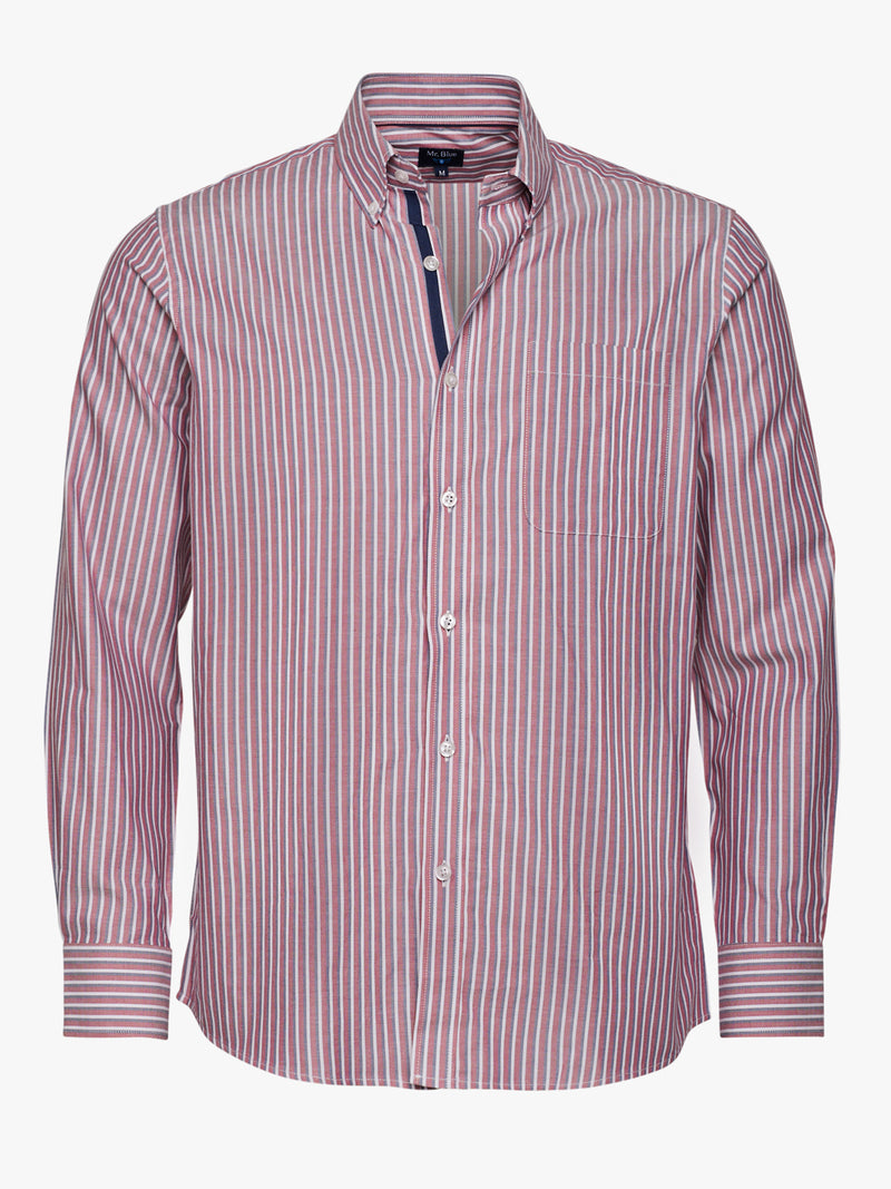 Red Regular Fit Oxford Shirt