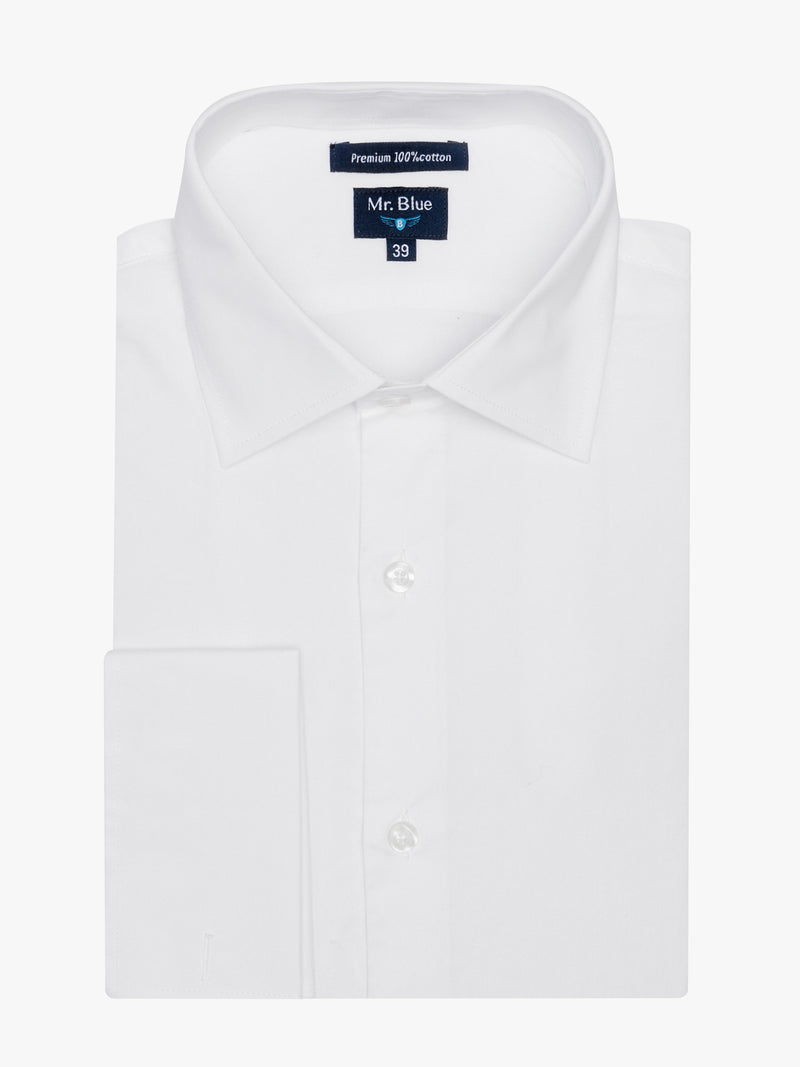 Camisa Classic Fit Popeline Branca