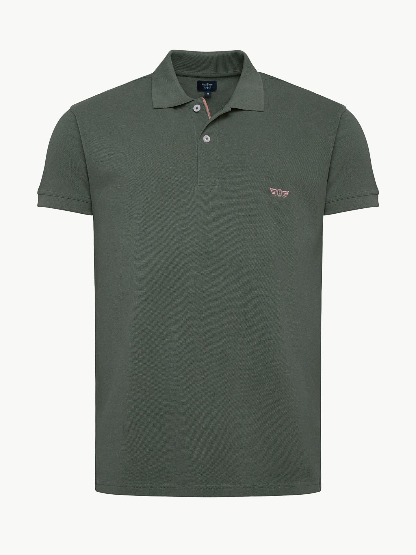 Polo Regular Fit Piquet Verde Mr. Blue