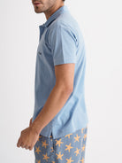 Polo Regular Fit Piquet Azul Mr. Blue