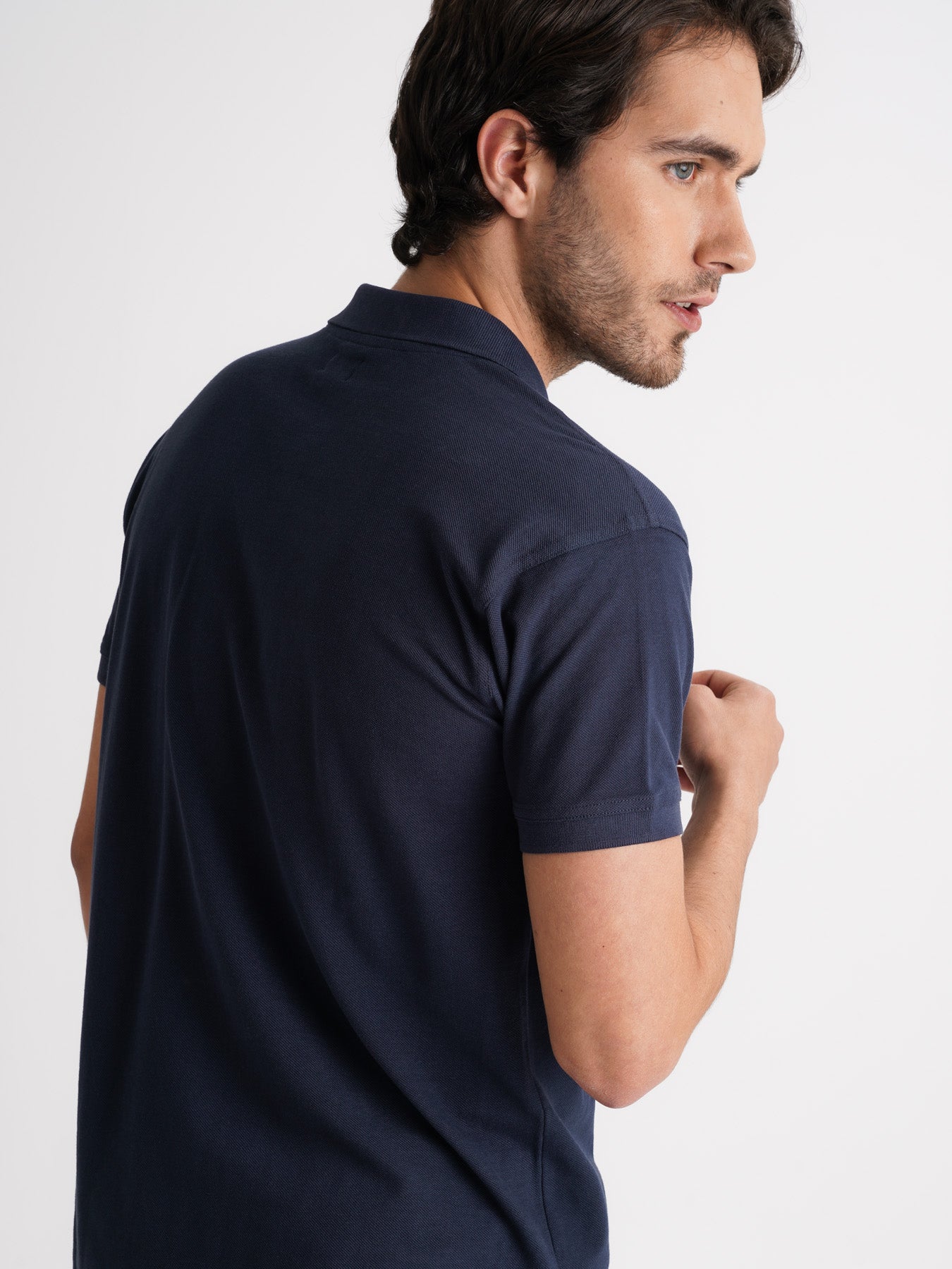 Polo Regular Fit Piquet Azul Mr. Blue