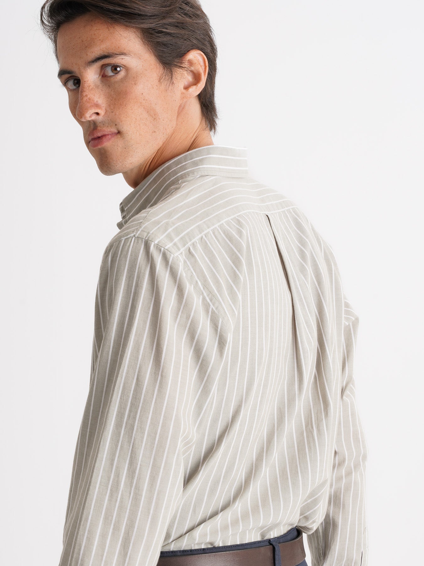 Camisa Regular Fit Oxford Verde Mr. Blue