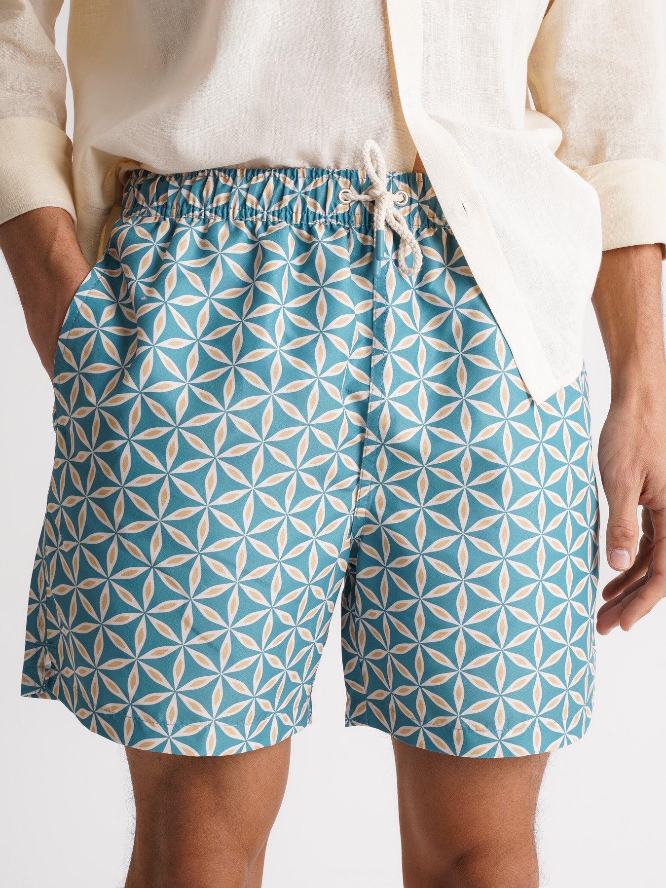 Fato de Banho Clássico Verde Mr. Blue