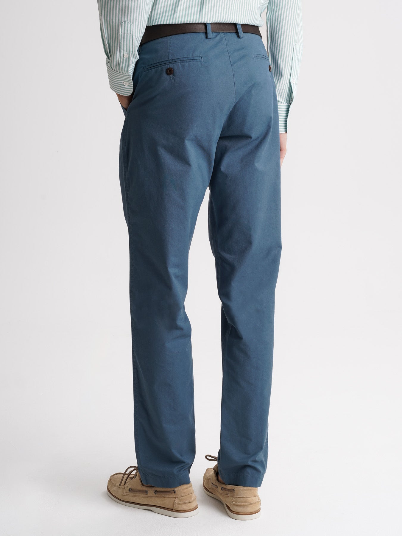 Calças Chinos Regular Fit Twill Azuis Mr. Blue