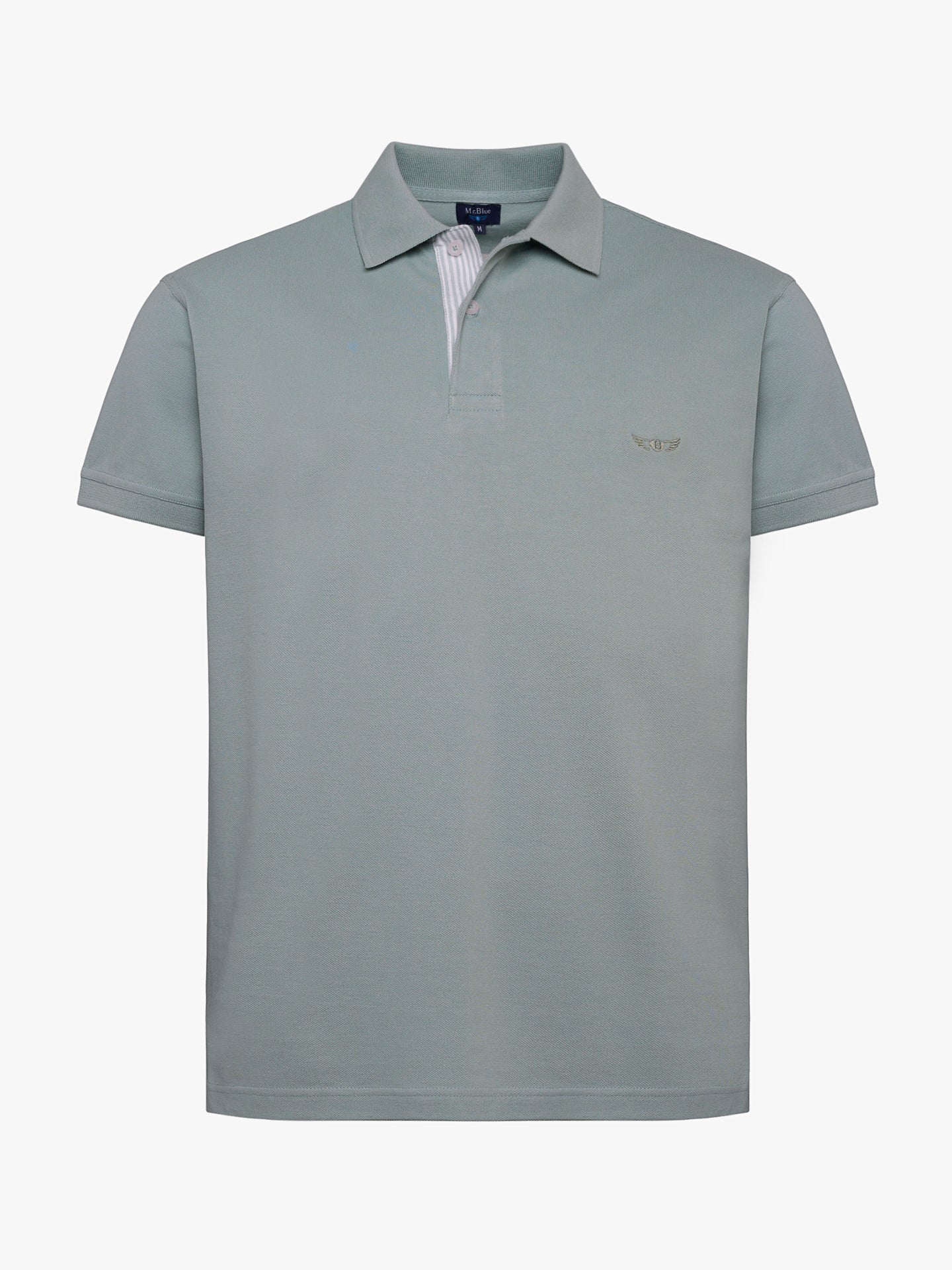 Polo Regular Fit Piquet Verde Mr. Blue