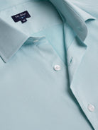 Camisa Slim Fit Dobby Azul Mr. Blue