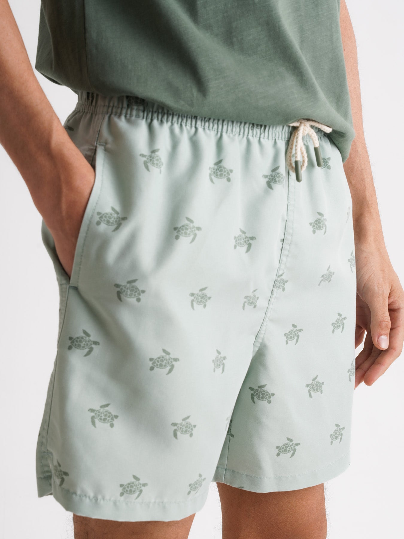 Fato de Banho Clássico Verde Mr. Blue