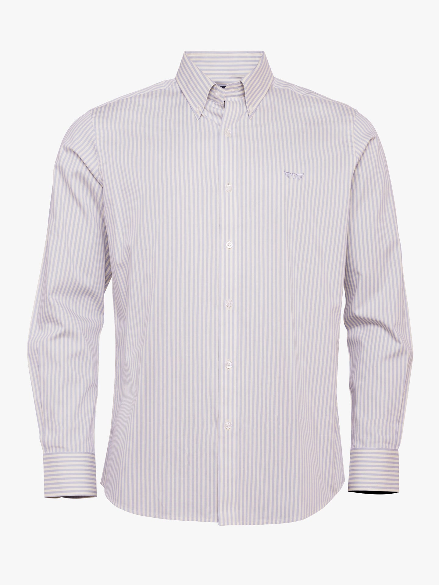 Camisa Regular Fit Twill Azul Mr. Blue