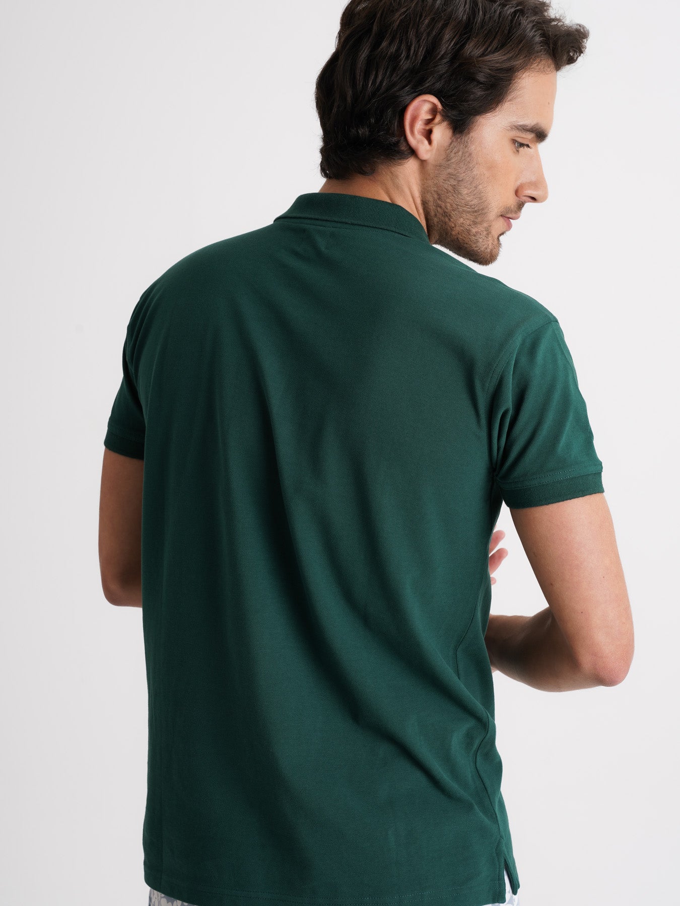 Polo Regular Fit Piquet Verde Mr. Blue