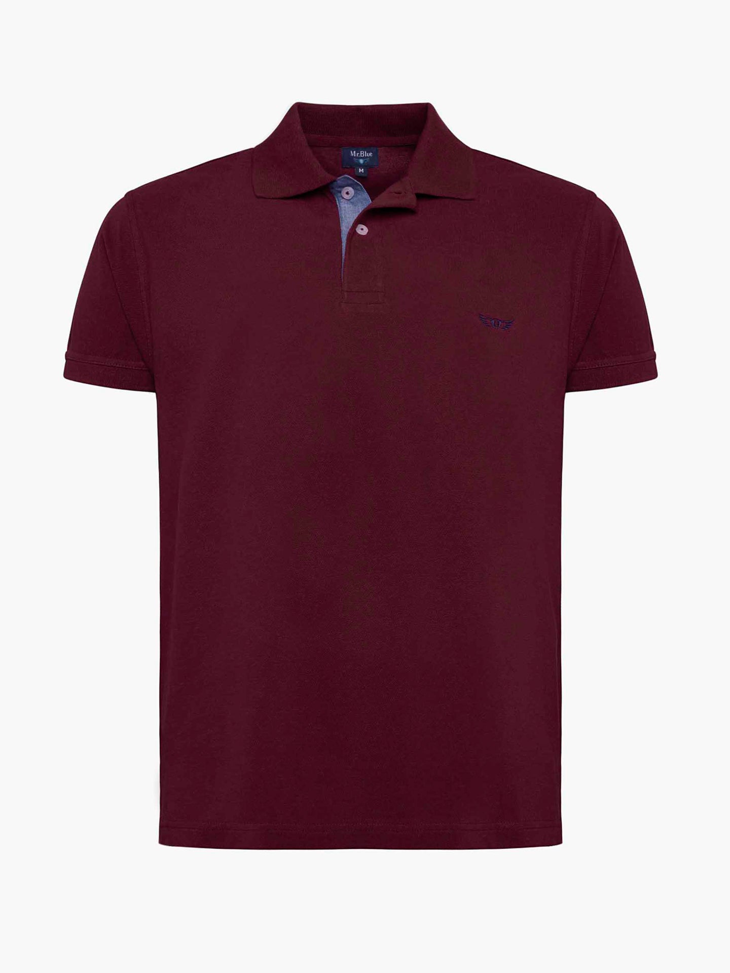 Polo Regular Fit Piquet Vermelho Mr. Blue
