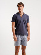Polo de piqué de corte estándar de Mr. Blue