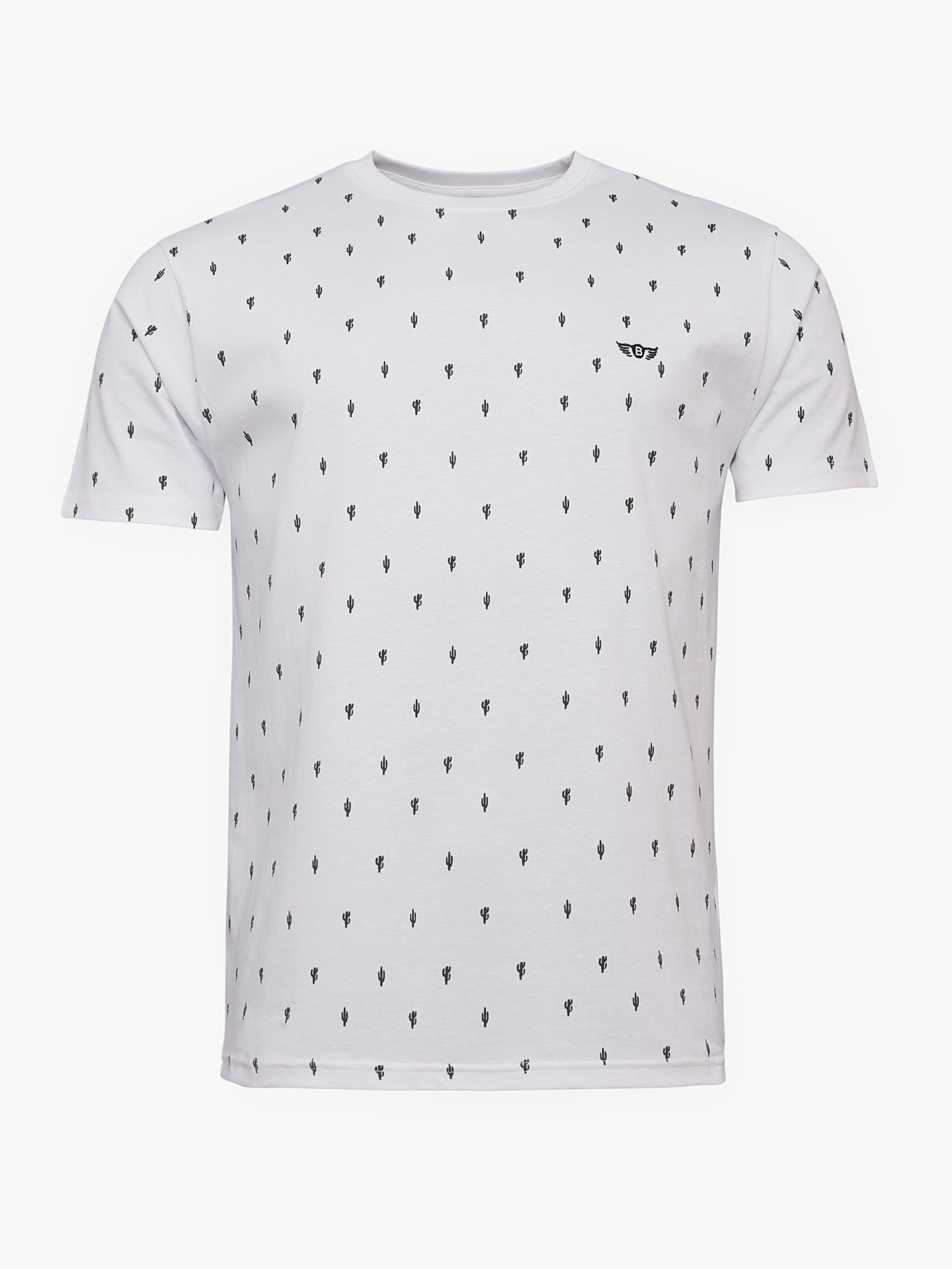 Camiseta Mr. Blue 100% Algodón Blanco